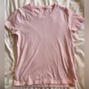 pink jcrew t-shirt